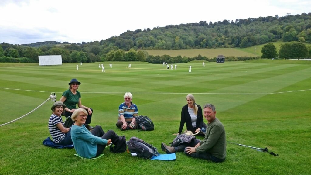 Cricket at Wormsley - photo by Mark Percy