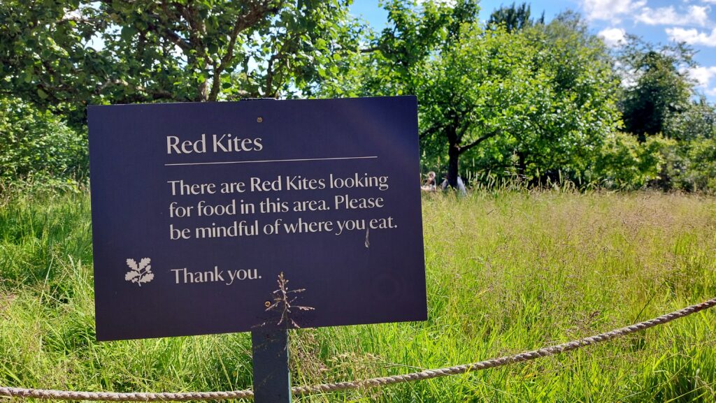 National Trust sign at Hughenden Manor