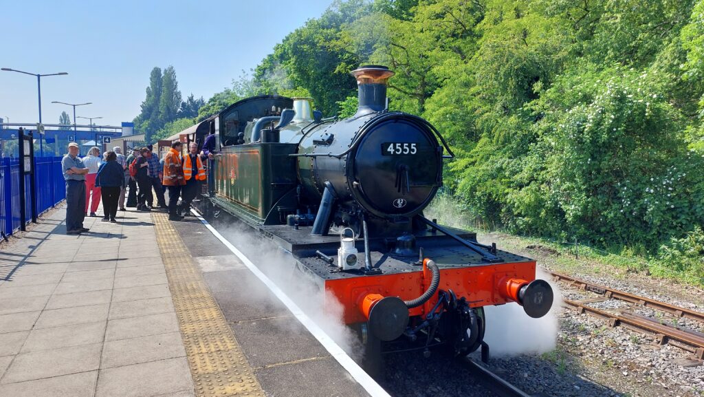 Steam train at Princes Risborough