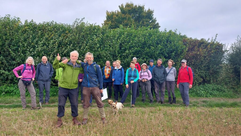 Mark and Alan's groups meet near Bledlow Ridge