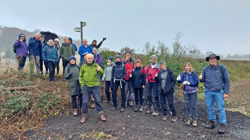 Walkers visit the unblocked path