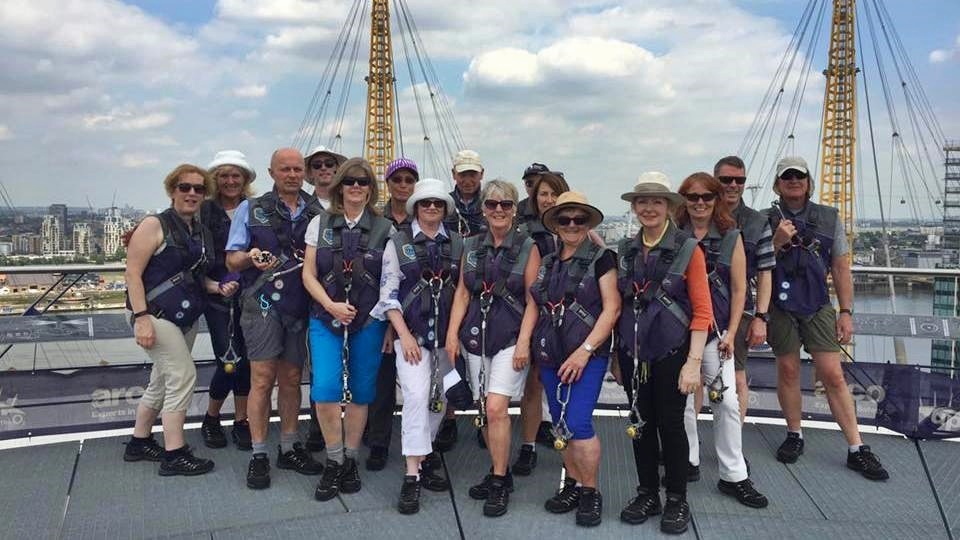 O2 roof climb
