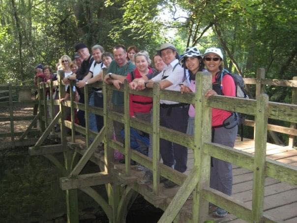 Pooh sticks bridge 2008. Photo by Sean Moore.