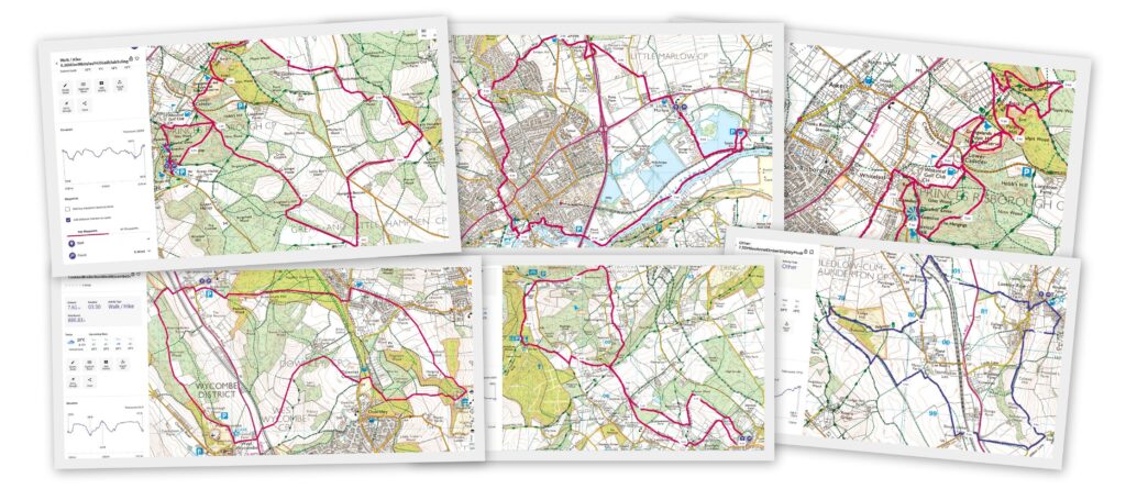 Walks library maps